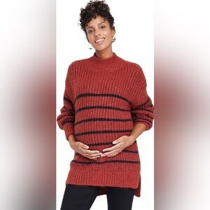 Isabel Maternity by Ingrid & Isabel Cozy High Neck Sweater | Size XL